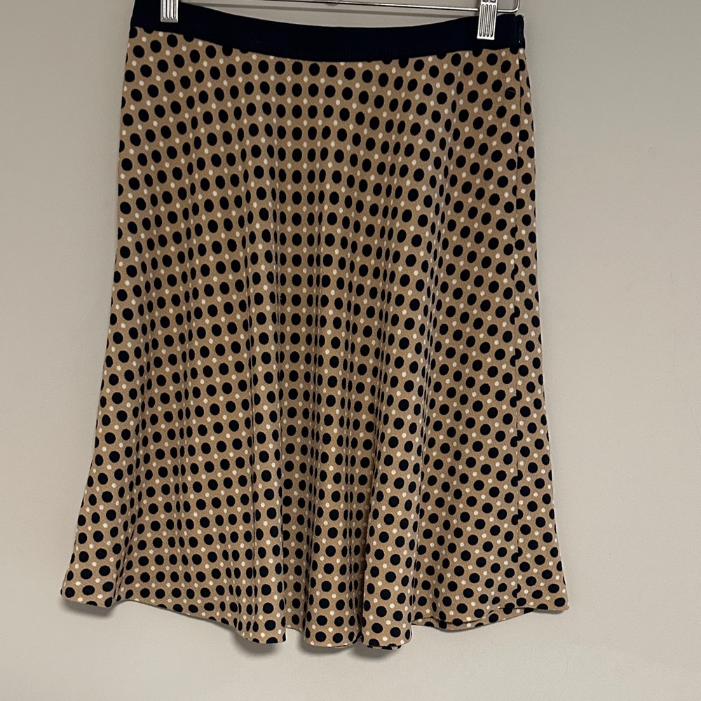 Ann Taylor Polka Dot A-Line Skirt, Size 6